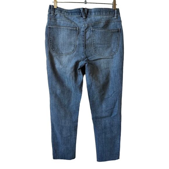 Wit & Wisdom New Women's Ab Solution Button Fly Jeans Medium Wash Size 8 Classic - Picture 2 of 10